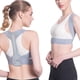 thumbnail image 3 of Corrector de postura gris ajustable, suave, transpirable, cómodo, estable, seguro, para la parte superior de la espalda, para hombres y mujeres (talla L, para 1,6 a 1,8 m y 70 a 80 kg), 3 of 12