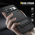 thumbnail image 5 of For Google Pixel 7 Shockproof Rubber Hybrid Hard KickStand Phone Protective Case Cover, 5 of 5
