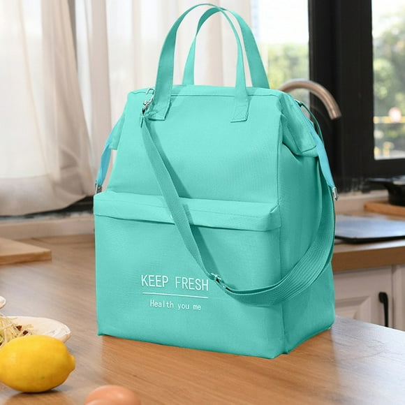 Fiudx Bolsa Térmica para Almuerzo, a Prueba de Fugas, con Correa para El Hombro, Reutilizable y Fácil de Limpiar, Ideal para El Trabajo, La Escuela, Picnic y La Playa. Tamaño: 36 X 28 X 16 Cm, Varios