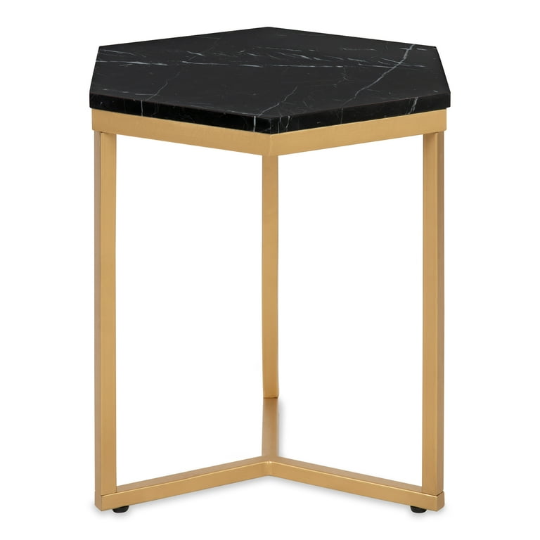 Walmart gold 2024 side table