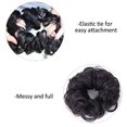 thumbnail image 2 of Roofei Scrunchy Scrunchie Bun Hairpiece Hair Ribbon Ponytail Extensions Curly (12T24 #12 ), 2 of 7