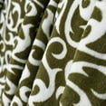 thumbnail image 5 of Home Soft Things Flannel Velvet Throw - Nika - Military Olive - 60" x 70", 5 of 7