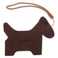 thumbnail image 4 of MasteelfCA Portable Dog Waste Poop Bags Dispenser Simulation Felt Animal Trash Bag Container with Roll of Trash Bag for Pets Outdoor Supplies (Brown, ), 4 of 7