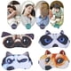 thumbnail image 2 of Juego de 4 antifaces para dormir, antifaz con diseño de animales, antifaz suave y mullido para dormir, parche para descansar los ojos, antifaz nocturno, antifaz para dormir para niñas y mujeres (lindo, 2 of 5