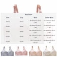 thumbnail image 3 of Antinious Women Wireless Push Up Plus Size Bras Front Closure Breathable Everyday Wear, 3 of 5