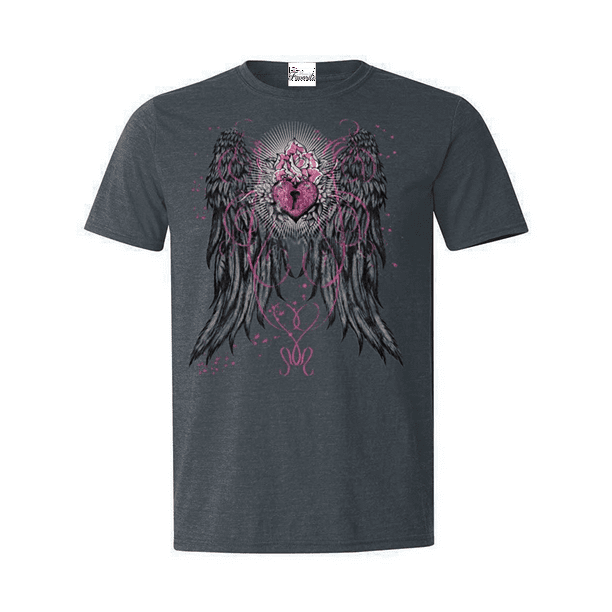 t shirt with wings print