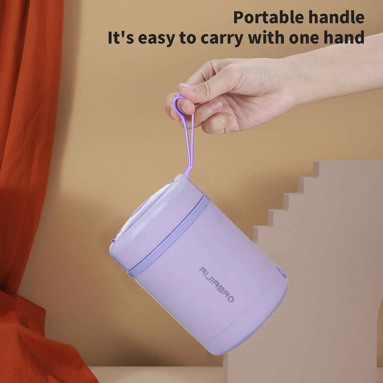 USB Electric Lunch Box 304 Stainless Steel Food Warmer Portable Heated Lunch Container for Office Travel Car Picnic Large Capacity