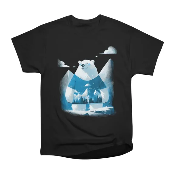 Bear in Style T-Shirt Tee Gift For Him Merch For Her Apparel For Friend