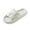 White, variant on Womens House Slippers Ladies Couple Slippers Bathroom Slippers Flat Platform Pleated Home Slippers,White 8