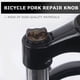 thumbnail image 1 of Tapa de reparación de horquilla delantera de bicicleta Retire la llave de montaje Herramienta de mantenimiento Accesorios para bicicletas Tornillo de base para XCR / XCM, 1 of 8