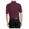 thumbnail image 2 of Yellow Rooster Male Silk Touch Polo Men Extended T-Shirts Maroon 3XL, 2 of 7