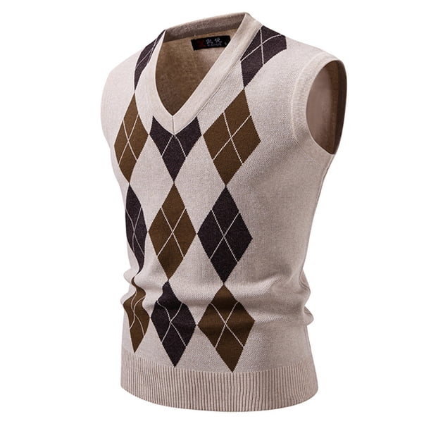 Chaqueta de Punto de Cuello en V de los Hombres, Abrigo Cálido con Ligero Estiramiento para el Otoño Y el Uso Casual Diario, Blusa en Capas de Moda