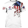 thumbnail image 2 of Custom 3D Cornhole T-Shirt Personalized Cornhole Team Uniform Gift for Men & Women Toss Game Board Bag Apparel (M), 2 of 6