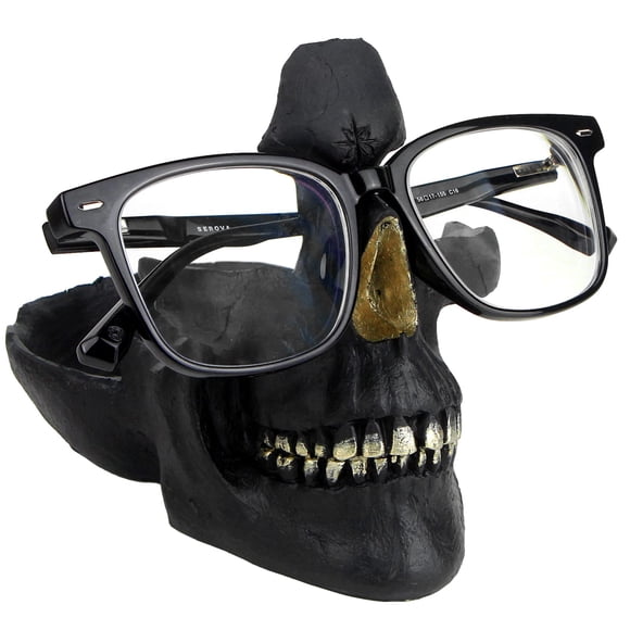 Soporte de Gafas Calavera Mrlikale Creativo para Anteojos Negro