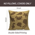 thumbnail image 2 of LALILO Throw Pillow Covers Underwater Life Marine Life Marine Cushion Cover 18" x 18", 92 Pack, 2 of 6