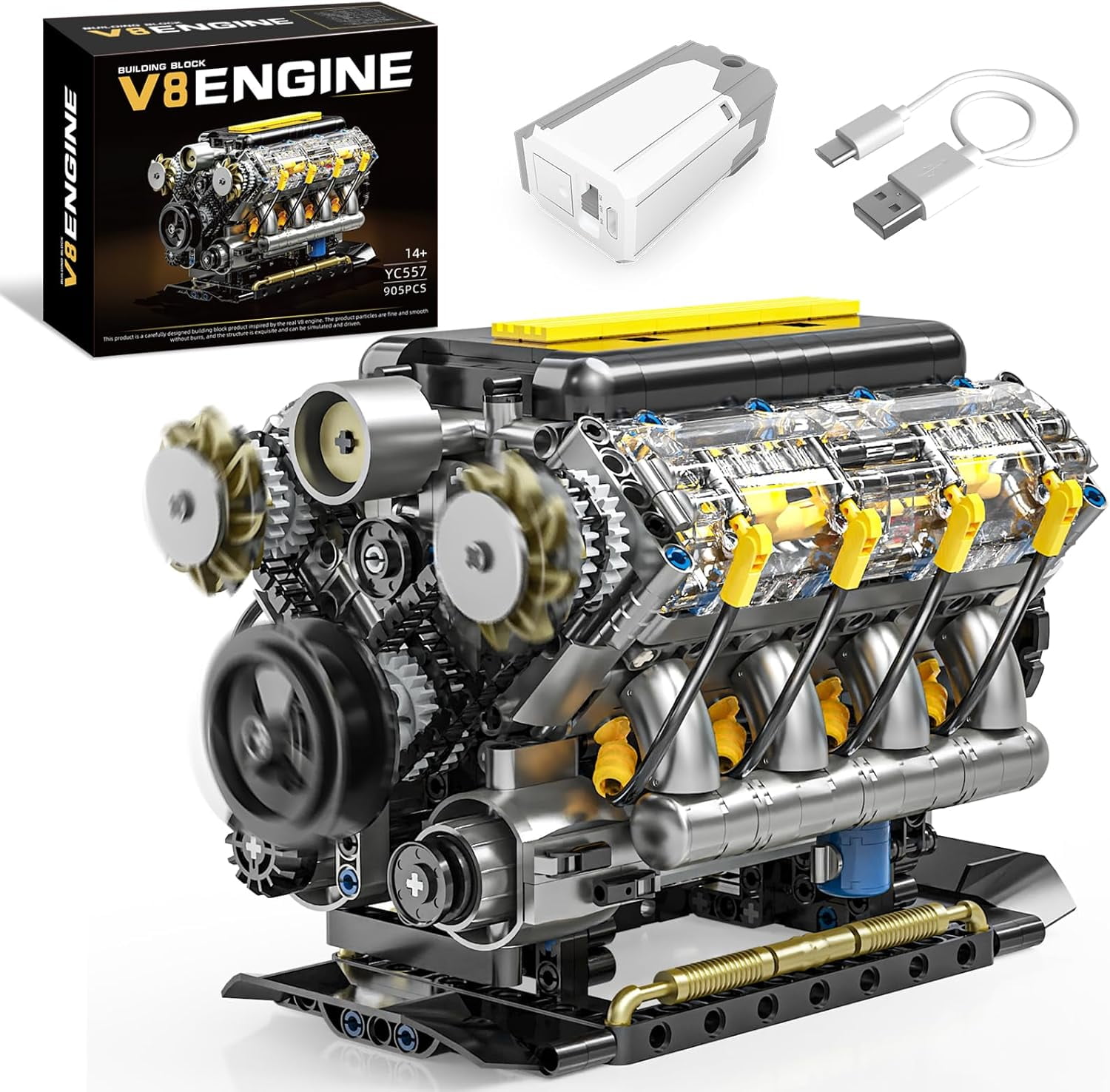 Erector by Meccano SuperCar 25-in-1 STEM Building Kit, 328 Parts