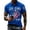 Royal Blue-G1, variant on Homeyce Men's Independence Day Golf Shirts Us 250th Anniversary Short Sleeve Golf Shirts American Flag 4th Of July Polo T-Shirts Collared Button Patriotic Tee,Blue 2XL