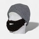 thumbnail image 3 of Fiudx Gorro de Punto con Barba, Diseño Hip-Hop Divertido, Ojos Brillantes, Accesorio Urbano Moderno, Disfraz de Fiesta, Unisex para Adultos, Aislamiento de Algodón, Talla Única., 3 of 4