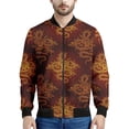 thumbnail image 3 of Sudadera con capucha y cremallera con estampado de dragón chino, chaquetas estampadas en 3D para hombre, chaqueta informal de moda con cuello alto, ropa, 3 of 5
