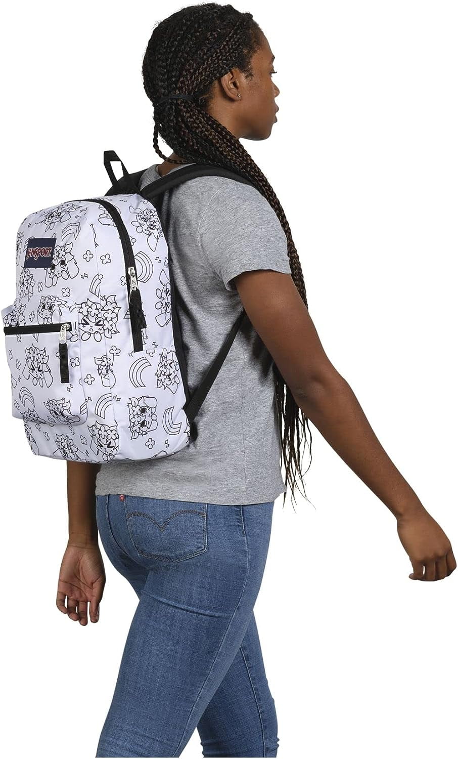 JanSport Backpack Cross Town Anime Emotions