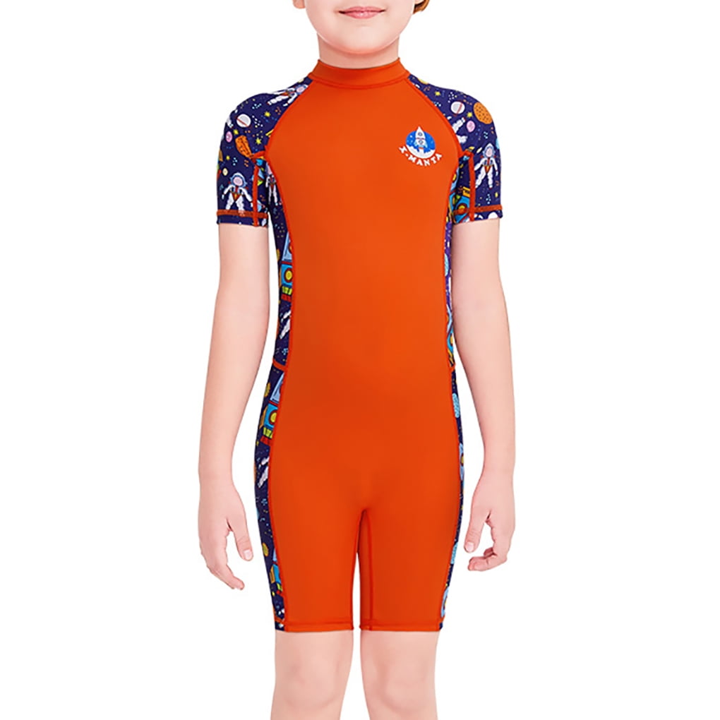 DIVE SAIL Boys Wetsuit Dry Shorty Kid Swimsuit One\-pieces Swimwear ...