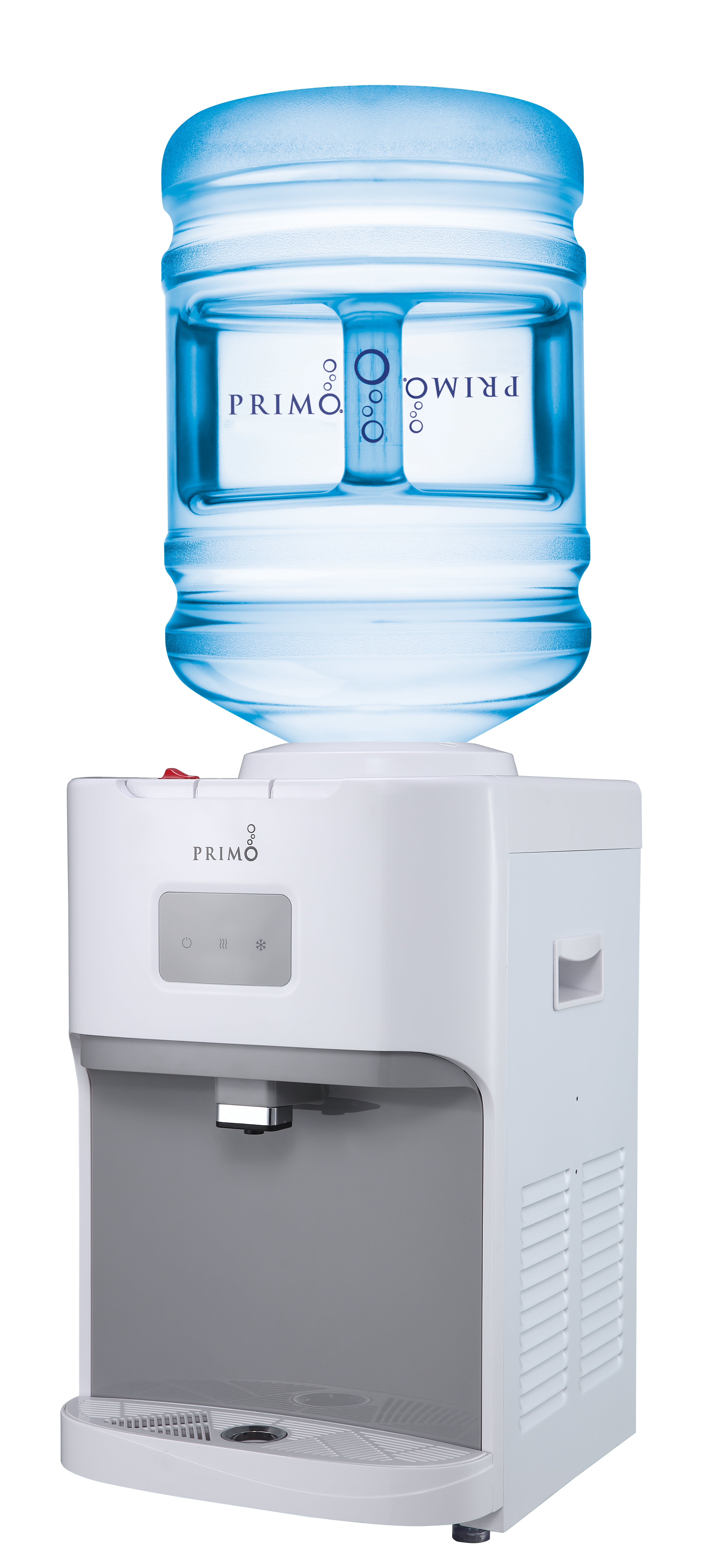 Primo Deluxe Countertop Water Dispenser Top Loading, Hot/Cold/Room Temp,  White - Walmart.com