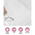 thumbnail image 6 of Easter Kitchen Dish Towels for Drying Dishes Set of 2, Spring Colorful Egg Flower Leaf Grey Wood Grain Plaid Waffle Weave Microfiber Hand Tea Bathroom Towels Quick Dry & Absorbent Towel 15.7x23.6, 6 of 7