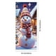 thumbnail image 3 of Uuiauoio Christmas Door Cover Decorations Set with Patterns Holiday Party Festival Scene Hanging Cloth for Front Door Indoor Wall Fireplace Mantel Christmas Tree Background Decor, 3 of 6