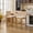 Cream, variant on MIKIBAMA Counter Height Bar Stools Set of 4, Rattan Back, Linen Seat