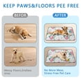 thumbnail image 6 of 2-Set Floral Design Washable Puppy Pads, Medium 24x35 Inch Reusable Dog Training Mats, Non-Slip Potty Pads for Indoor Floor and Crate Protection, 6 of 8