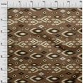 thumbnail image 3 of oneOone Cotton Poplin Brown Fabric Ikat Sewing Craft Projects Fabric Prints By Yard 56 Inch Wide, 3 of 4