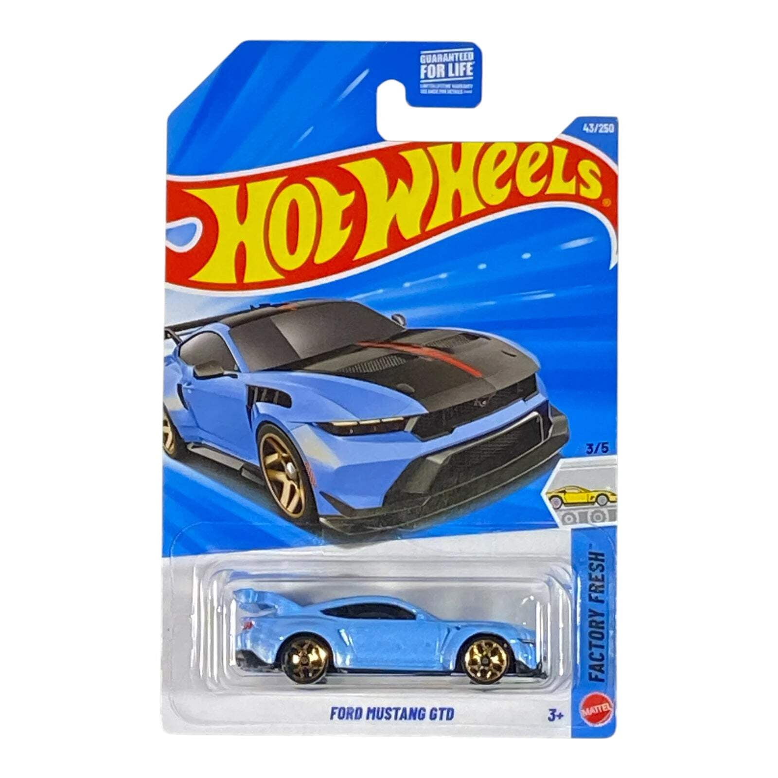 Hot Wheels Cars - Ford Mustang Collection, 5-Pack Die-Cast Metal