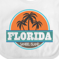 thumbnail image 4 of Inktastic Sanibel Island Florida beach cities Boys or Girls Baby Bib, 4 of 4