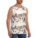 thumbnail image 2 of Balery Western Desert Cowboys3 Camisetas sin mangas para hombre, absorbe la humedad y protege contra el mal olor.-Small, 2 of 7