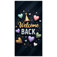thumbnail image 3 of Golden Hearts Welcome Back Decorative Banner Party Decoration Event Banner for Celebration Return Home Gathering, 3 of 7