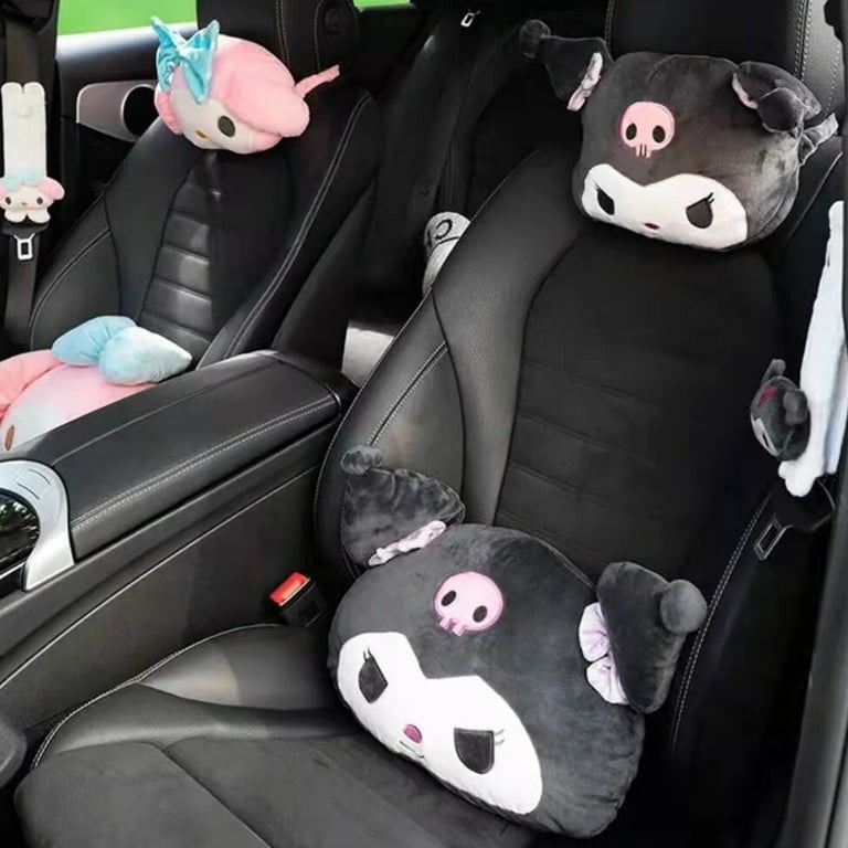 seemehappy 2 Pack Cute Cartoon Bunny Car Headrest Pillows, Neck Pillows,  Comfortable Car Seat Pillow, Neck Support, Cute Car Accessories Decorations