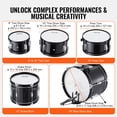 thumbnail image 3 of VEVOR Kids Drum Set, 5-Piece, 16 in Beginner Full Drum Set with Bass Toms Snare Floor Drum Adjustable Throne Cymbal Hi-Hat Pedal., 3 of 9
