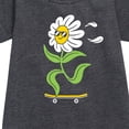 thumbnail image 2 of Instant Message - Flower Skater - Toddler And Youth Girls Fleece Dress, 2 of 5