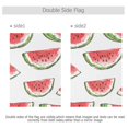 thumbnail image 4 of Yayeee Garden Flag 28" x 40" Double Sided Outdoor Yard Lawn Holiday Decorations, Watermelon Pattern, 4 of 6