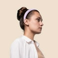 thumbnail image 2 of Unique Bargains 3pcs Fashion Headbands Set Different Designs Headbands Faux Pearl Hair Accessories for Women Purple, 2 of 7