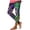 Muliticolor2, variant on Simua Women's Mardi Gras Mask Feather Print High Waist Tight Yoga Leggings Polyester Spandex Casual Fashion Base Pants for Gym Leisure Daily Wear