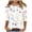 Green, variant on Floral Print T Shirts for Women 3/4 Sleeve Tunic Tops Crewneck Slim Fit Summer Tee Green L