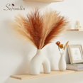 thumbnail image 3 of Hierba artificial de pampa Serwalin, 60 unidades, 45 cm, decoración naranja, 3 of 8
