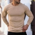 thumbnail image 1 of Ceisia Men's Gradient Printed Casual Elastic Sports Round Neck Active Top Gift, 1 of 4