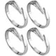 thumbnail image 1 of 4 anillos de ángel a juego, anillos de apertura para dedos para mujeres y hombres, 1 of 8