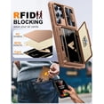 thumbnail image 4 of Funda de teléfono Vizvera Wallet RFID para Samsung Galaxy S25 Ultra, 4 of 9