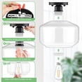 thumbnail image 3 of TOBUSA Semi Flush Mount Ceiling Light 2 Pack, Industrial Ceiling Light Fixture with Clear Glass Pendant Lamp Shade, Farmhouse Hal, 3 of 8