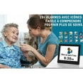 thumbnail image 2 of Reloj de calendario digital de una pieza de 7 pulgadas con fecha y hora, reloj de Alzheimer para padres, máquina de recordatorio de medicamentos para abuelos y niños, negro, 204 × 143 × 24 mm, 2 of 5
