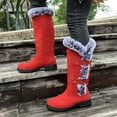 thumbnail image 3 of Mepaouo Knee High Boots for Women Fleece Lining Winter Snow Boot Round Toe Dress Long Tall Boots, 3 of 8