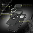 thumbnail image 6 of Magnetic for iPhone 17 Pro Max Case [Compatible with MagSafe] [360° Rotatable Ring Holder Kickstand] [Military Grade Protection] Shockproof Slim Phone Case for iPhone 17 Pro Max,Black, 6 of 10
